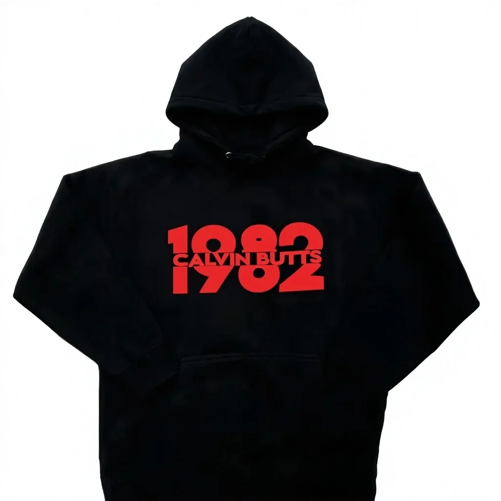 1982 Calvin Butts Hoodie - Black