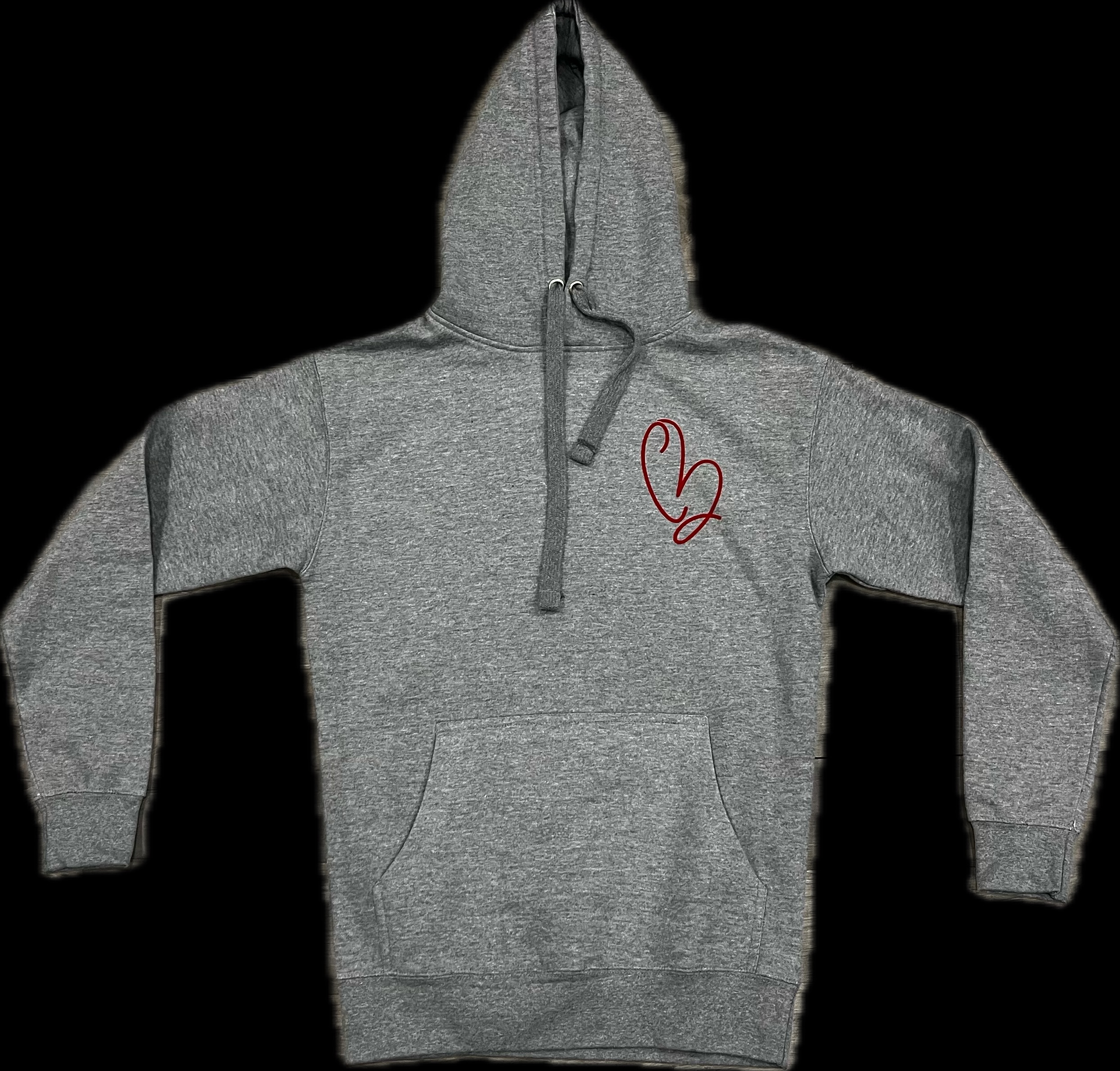 How's Your Mental? Hoodie - Grey (Red)